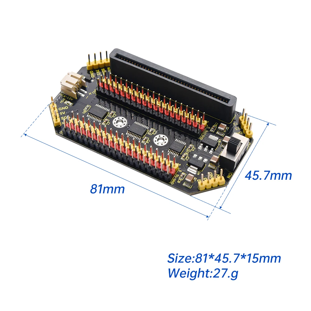 Keyestudio BBC Microbit Expansion Shield Board with IO Ports for Micro:bit V2 Supports PXT Graphical Programming
Keyestudio BBC Microbit Expansion Shield Board with IO Ports for Micro:bit V2 Supports PXT Graphical Programming