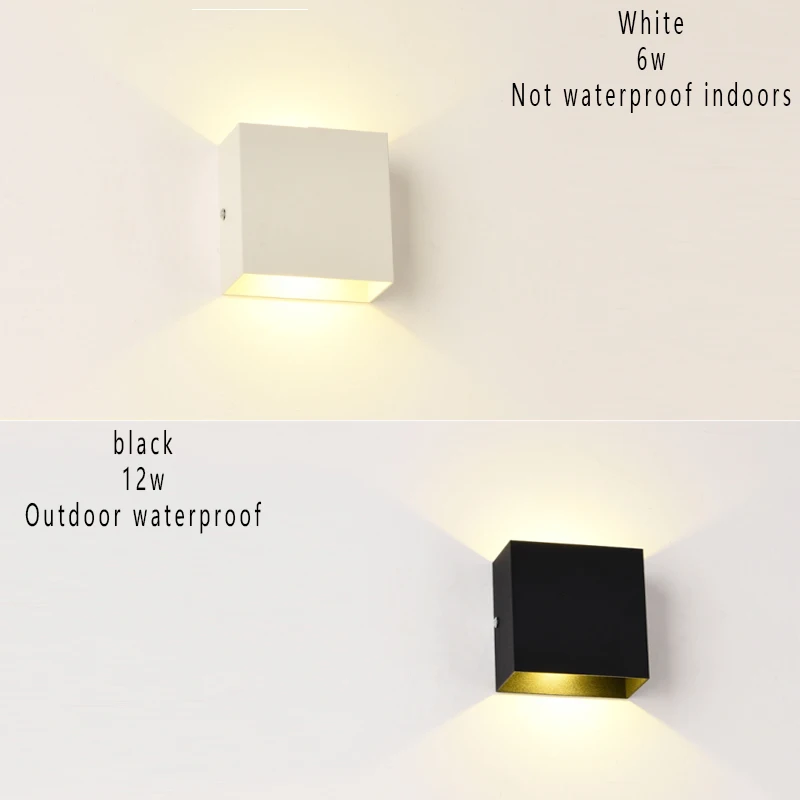 6w12w Waterproof and dimmable aluminum LED wall lamp double head spotlight bedroom balcony garden courtyard wall decoration lamp
6w12w Waterproof and dimmable aluminum LED wall lamp double head spotlight bedroom balcony garden courtyard wall decoration lamp