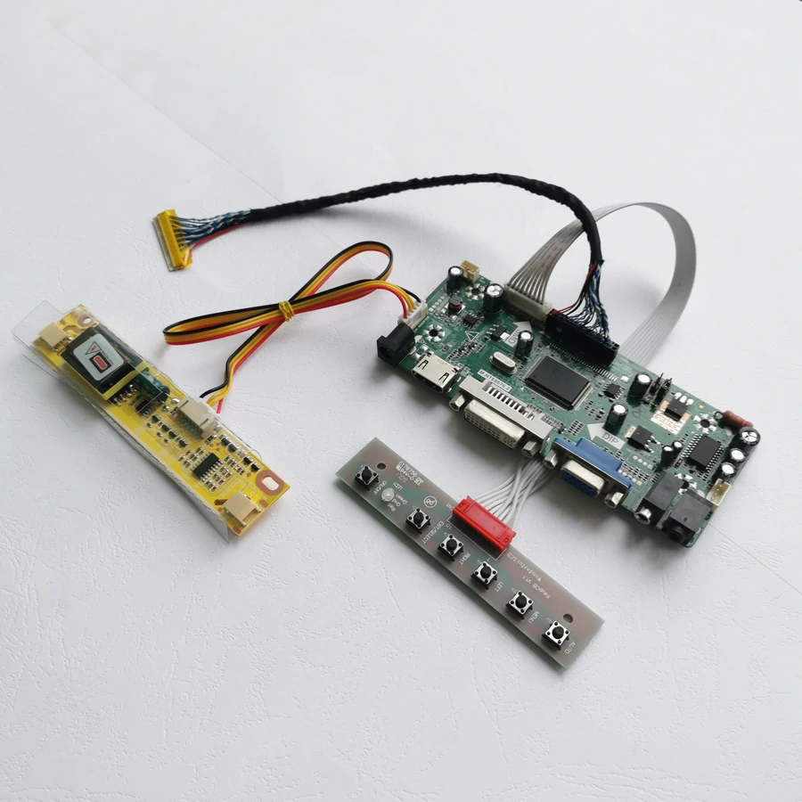 Fit HSD156MGW1 M156B1 M156XW01 VGA DVI Keyboard LVDS 30Pins 15.6" 2CCFL 1366*768 M.NT68676 LCD Screen Controller Board Kit
Fit HSD156MGW1 M156B1 M156XW01 VGA DVI Keyboard LVDS 30Pins 15.6" 2CCFL 1366*768 M.NT68676 LCD Screen Controller Board Kit