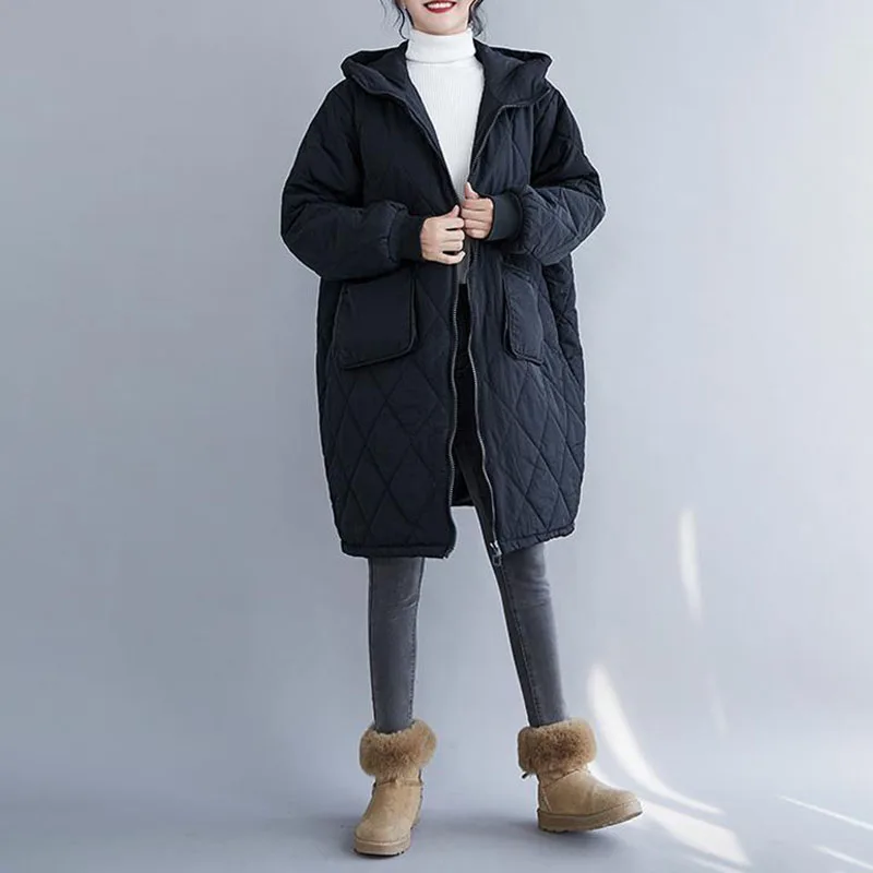 Winter Coat Plus Size Padded Jacket Women Clothes 2022 Mid-Length Korean Loose Thick Casual Warm Hooded Parka Female Overcoat
Winter Coat Plus Size Padded Jacket Women Clothes 2022 Mid-Length Korean Loose Thick Casual Warm Hooded Parka Female Overcoat