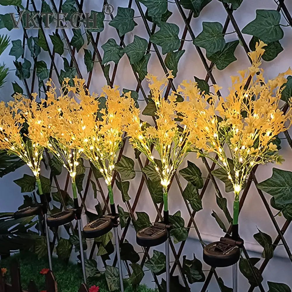 Solar Garden Lawn Light LED Wheat Branch Stakes Lamp for Outdoor Courtyard Landscape Pathway Lighting Plug Decoration
Solar Garden Lawn Light LED Wheat Branch Stakes Lamp for Outdoor Courtyard Landscape Pathway Lighting Plug Decoration