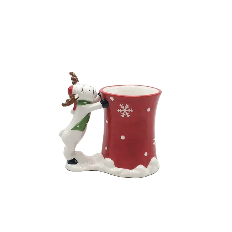 Mug New Ceramic Christmas Elk Cup Creative Elk Shape Handle Christmas Animal 3D Coffee Cup
Mug New Ceramic Christmas Elk Cup Creative Elk Shape Handle Christmas Animal 3D Coffee Cup