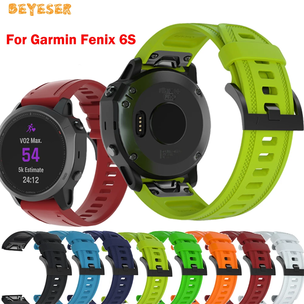 Fashion Soft Silicone Sport Wristband For Garmin Fenix 6S Smart Watch Replacement Colorful Adjustable Strap Bracelet Accessories
Fashion Soft Silicone Sport Wristband For Garmin Fenix 6S Smart Watch Replacement Colorful Adjustable Strap Bracelet Accessories