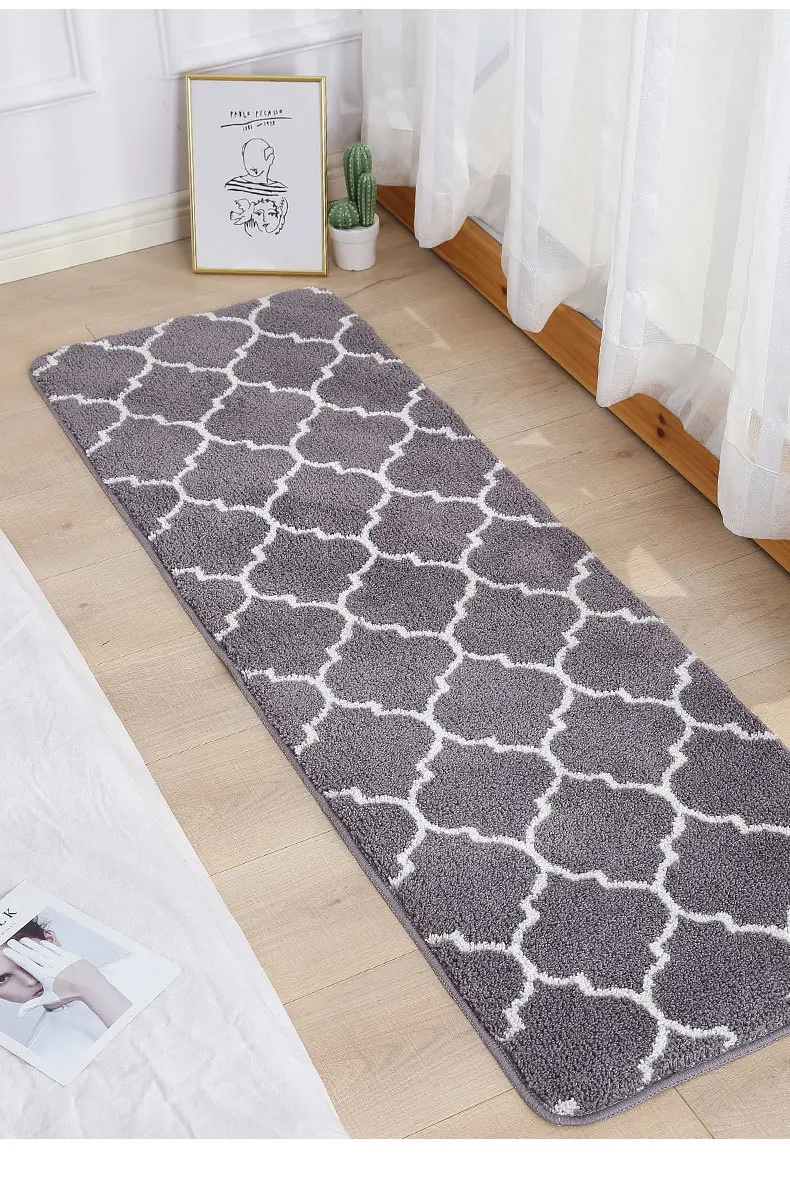 Machine Washable Long Kitchen Floor Mat Set 2 Piece Microfiber Moroccan Trellis Absorbent Anti-Slip Soft Floor Mat Bath Rug Home
Machine Washable Long Kitchen Floor Mat Set 2 Piece Microfiber Moroccan Trellis Absorbent Anti-Slip Soft Floor Mat Bath Rug Home