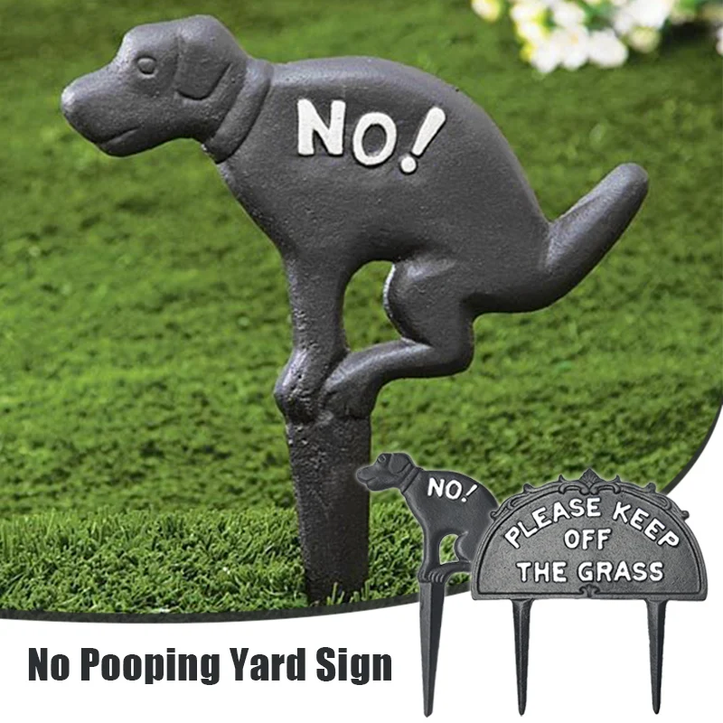 Please Keep Off the Grass No Pooping Yard Sign Heavy Duty Weatherproof Fade Resistant Metal Stand Included LAD3
Please Keep Off the Grass No Pooping Yard Sign Heavy Duty Weatherproof Fade Resistant Metal Stand Included LAD3