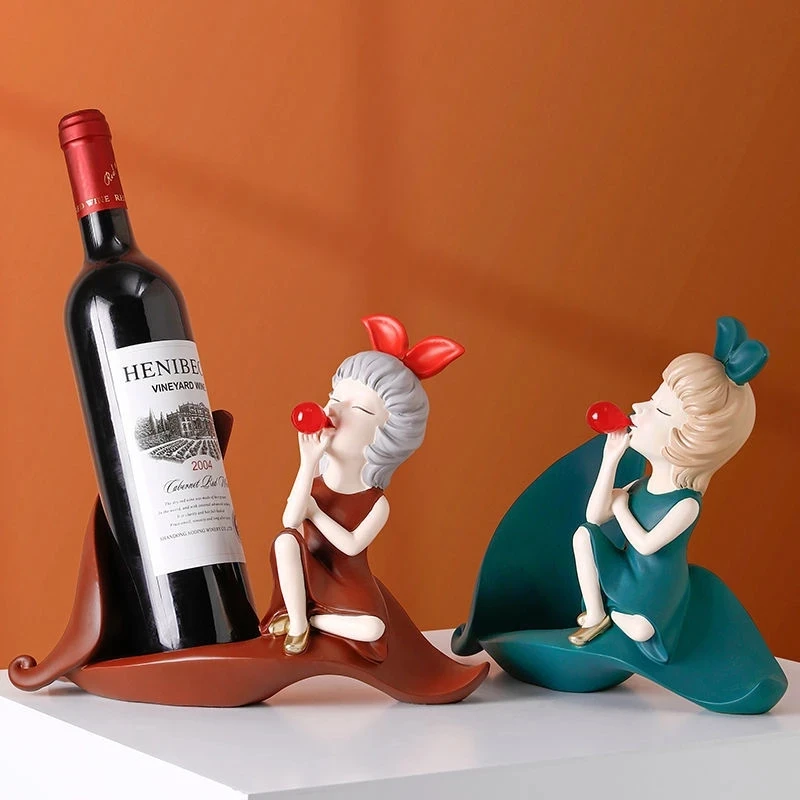 Modern Girl Resin Red Wine Holder Home Furnishing Crafts Decoration Cafe Room Table Figurines Wedding Gift
Modern Girl Resin Red Wine Holder Home Furnishing Crafts Decoration Cafe Room Table Figurines Wedding Gift