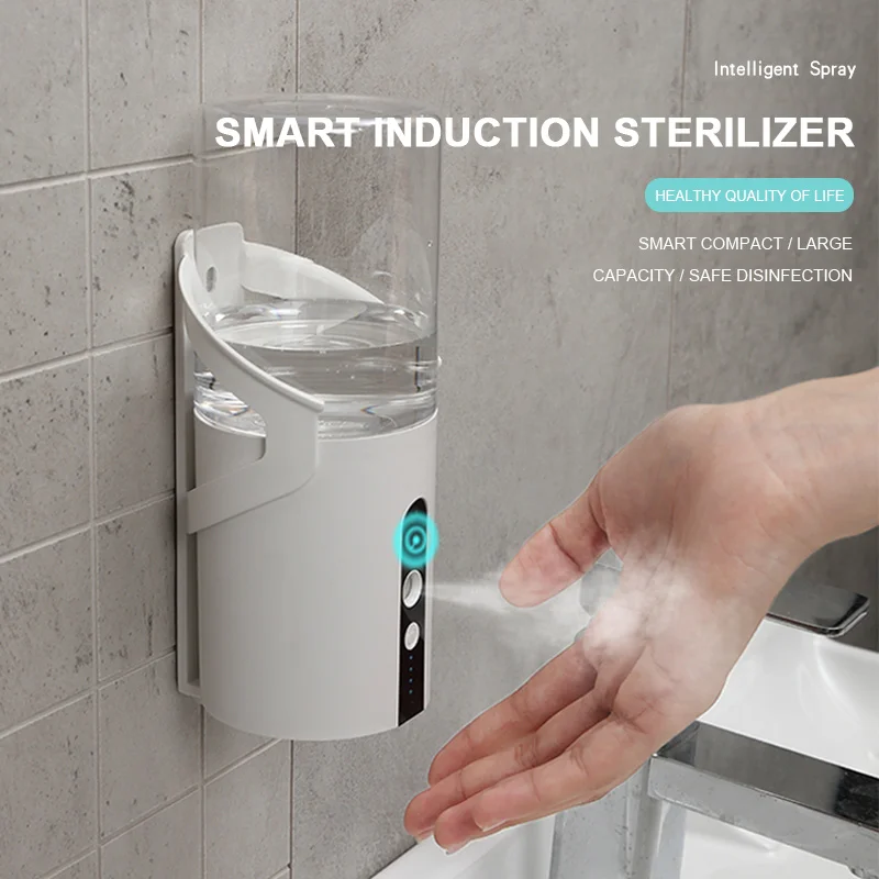 320mL Automatic Soap Dispenser Spray Liquid Dispenser Infrared Sensor Touchless Soap Dispenser Wall Mounted Induction Sprayers
320mL Automatic Soap Dispenser Spray Liquid Dispenser Infrared Sensor Touchless Soap Dispenser Wall Mounted Induction Sprayers