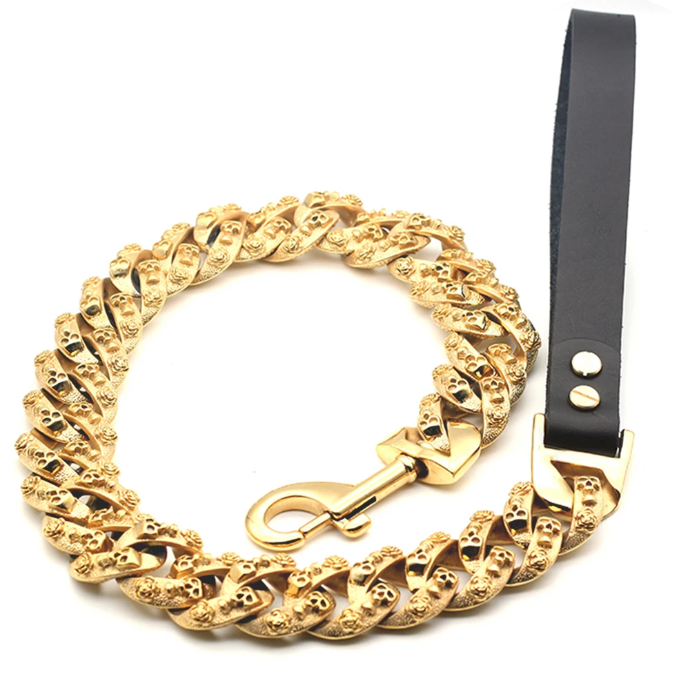 Gold stainless steel training dog leashes metal pet collar Martingale custom Show Collar Bully dogs Doberman Adjustable Safety
Gold stainless steel training dog leashes metal pet collar Martingale custom Show Collar Bully dogs Doberman Adjustable Safety