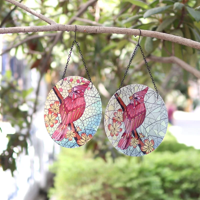 2pcs Bird Glass Hanging Wall Decoration for Home and Garden Outdoor Miniature Statues and Sculptures
2pcs Bird Glass Hanging Wall Decoration for Home and Garden Outdoor Miniature Statues and Sculptures
