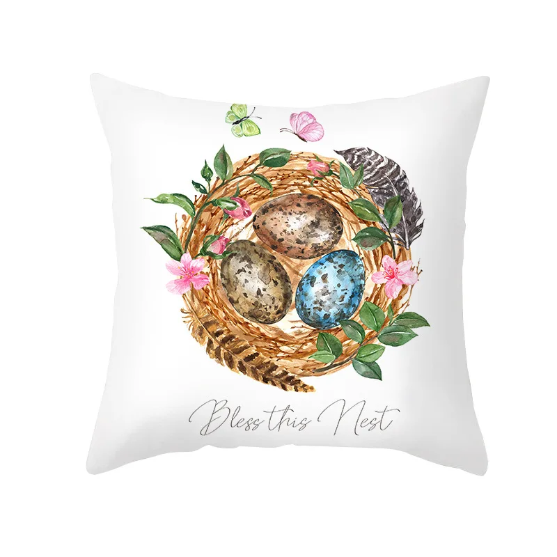 4Pcs Eggs Easter Cushion Cover Happy Easter Decorations for Home Sofa Decor Easter Party Gifts Pillow Case 45X45Cm
4Pcs Eggs Easter Cushion Cover Happy Easter Decorations for Home Sofa Decor Easter Party Gifts Pillow Case 45X45Cm