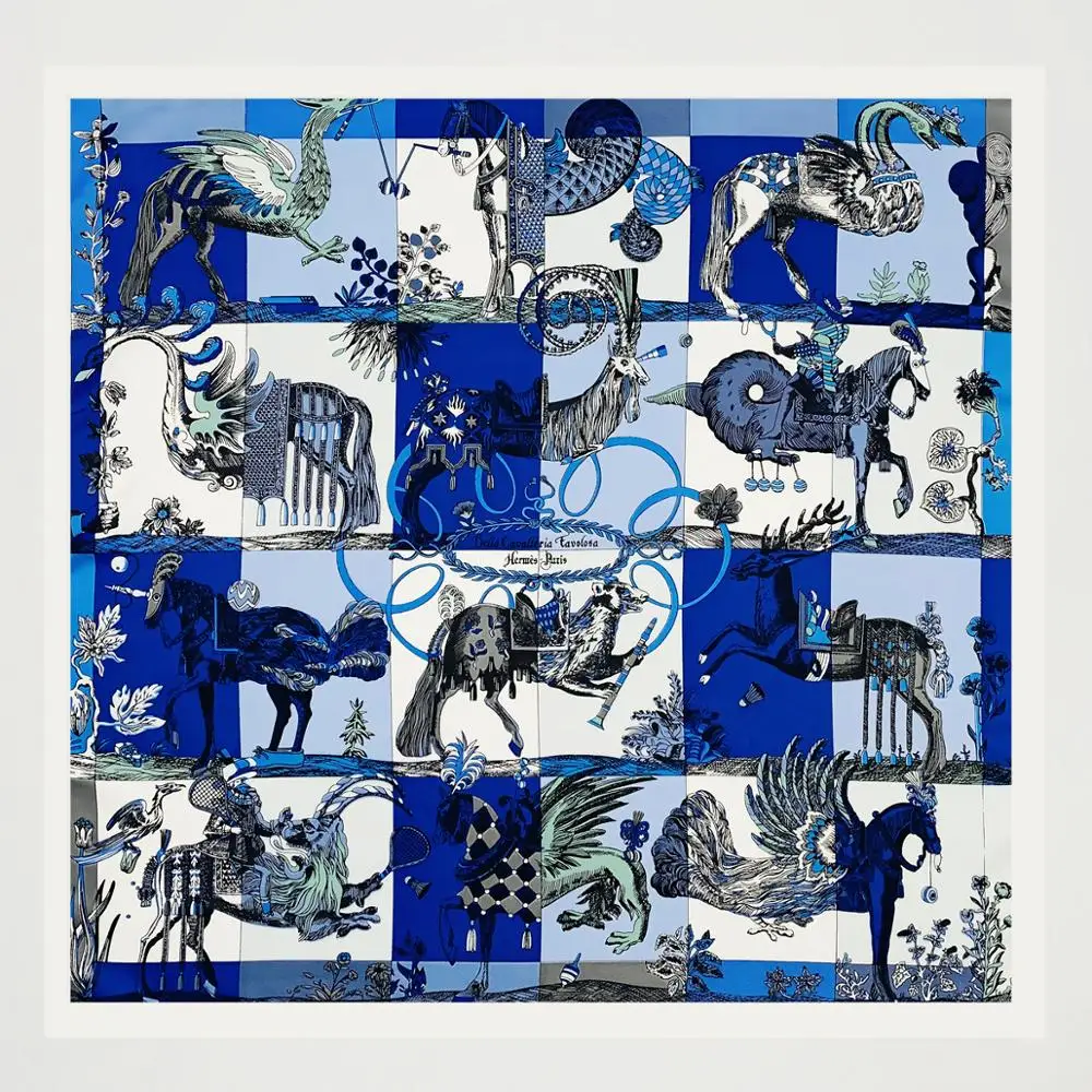 53cm Brand Design Square Scarf Women Silk Hijab Scarves Fashion Bandana Plaid Horse Headband Neckerchief For Ladies
53cm Brand Design Square Scarf Women Silk Hijab Scarves Fashion Bandana Plaid Horse Headband Neckerchief For Ladies