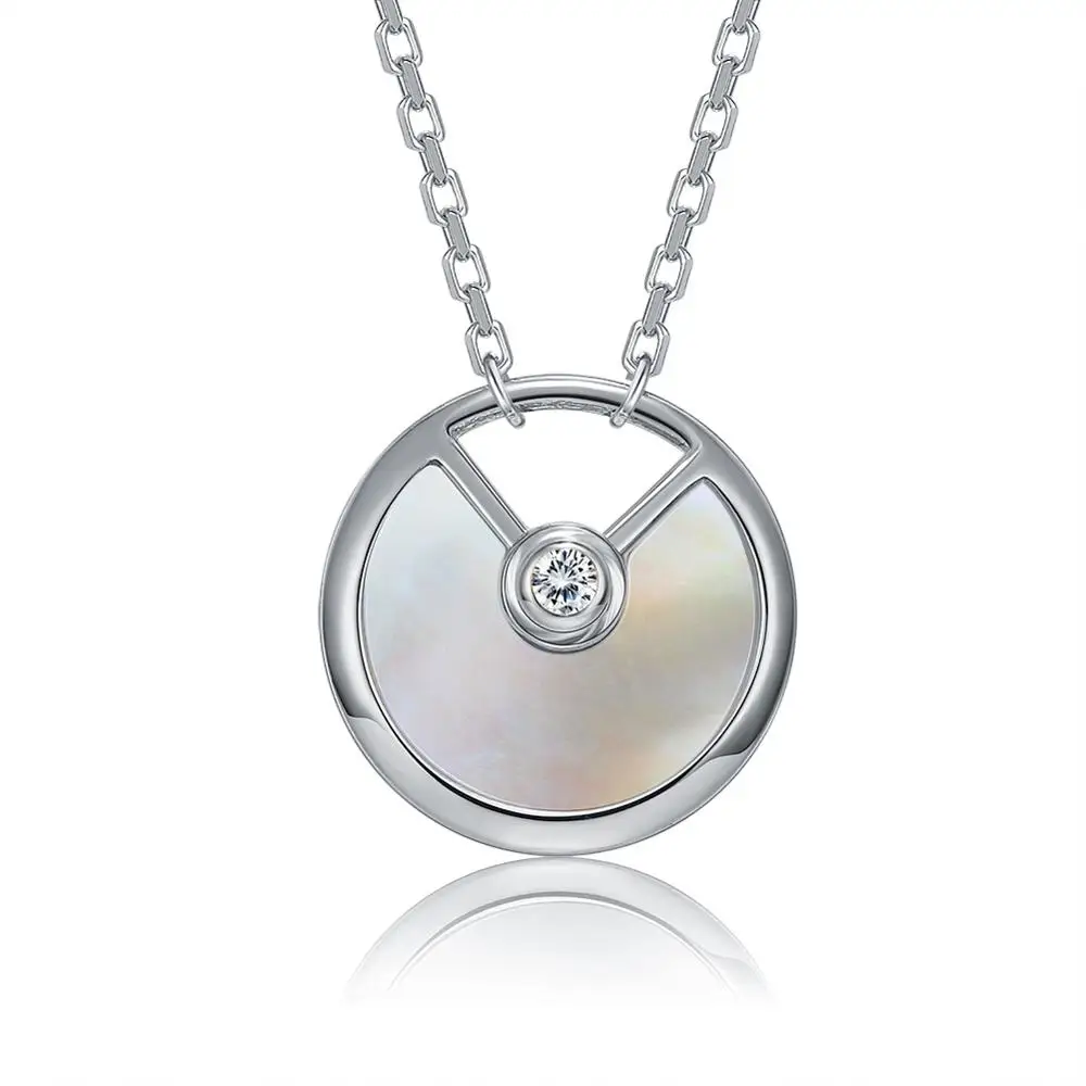 LEKANI Sterling Silver 925 Pendant Necklace For Women Zircon Inlaid Talisman Necklaces Party Fine Jewelry The New Listing
LEKANI Sterling Silver 925 Pendant Necklace For Women Zircon Inlaid Talisman Necklaces Party Fine Jewelry The New Listing