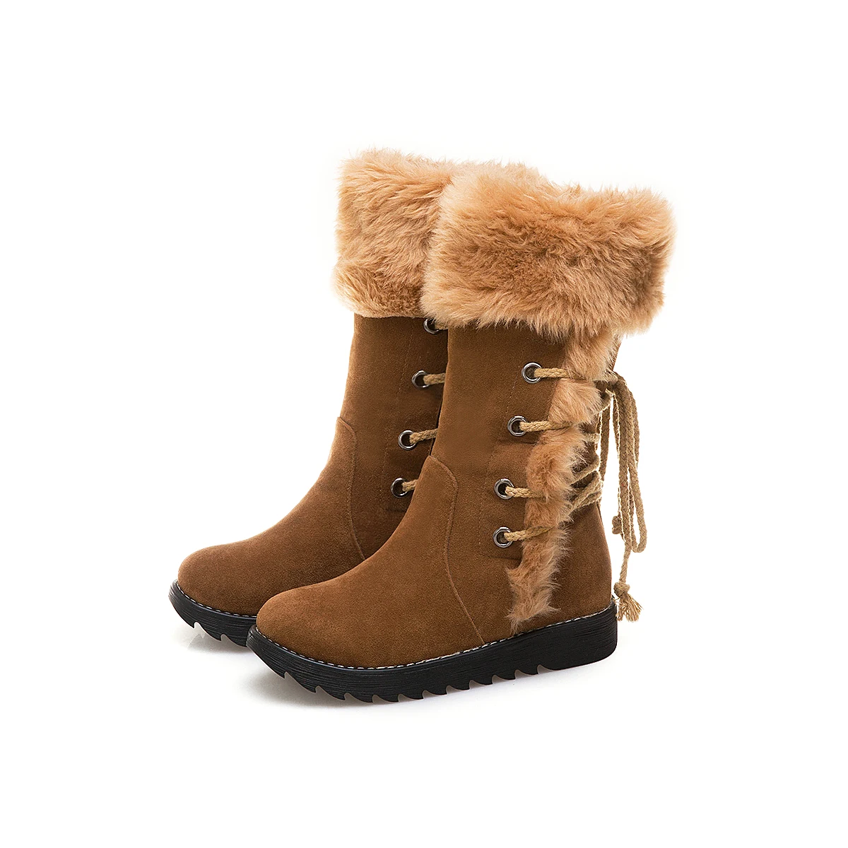 2021 Women's Winter Boots Pu Leather Warm Snow Boots Lace-up Woman High Boots Modern Women's Winter Shoes Chaussure Femme
2021 Women's Winter Boots Pu Leather Warm Snow Boots Lace-up Woman High Boots Modern Women's Winter Shoes Chaussure Femme
