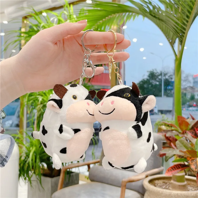 Cute Cartoon Plush Black White Spotted Cow Keychain Women Bag Pendant Couple Car Keychain Charms Girls Keychain Gift Jewelry
Cute Cartoon Plush Black White Spotted Cow Keychain Women Bag Pendant Couple Car Keychain Charms Girls Keychain Gift Jewelry