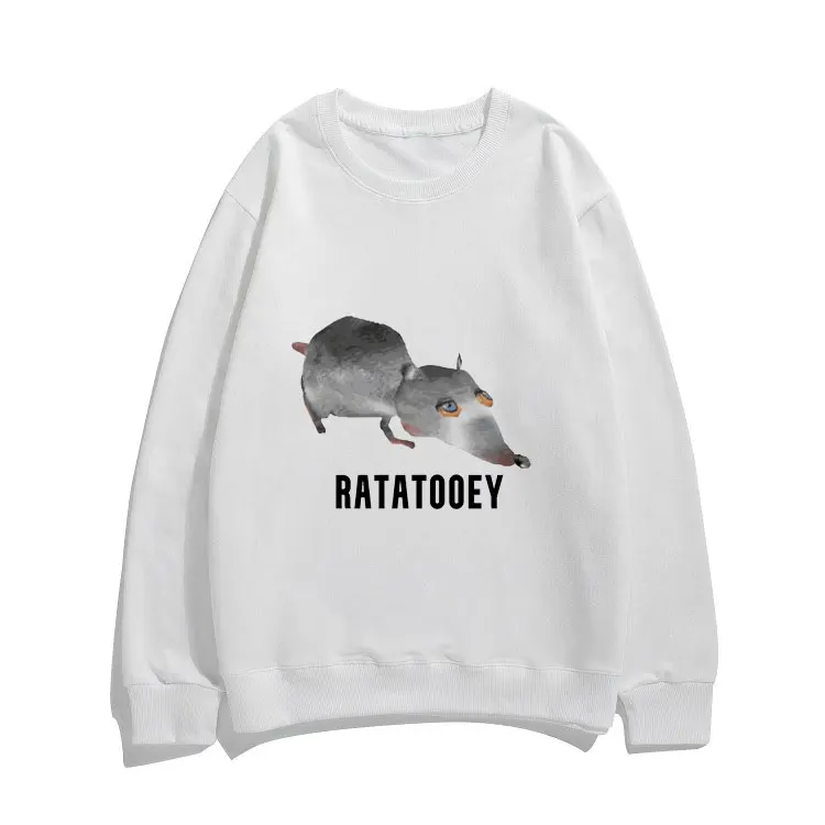 RATATOOEY Letter Printing Sweatshirt Funny Mouse Pattern Sweatshirts Men Women Kawaii Cute Pullover Man Oversized Streetwear
RATATOOEY Letter Printing Sweatshirt Funny Mouse Pattern Sweatshirts Men Women Kawaii Cute Pullover Man Oversized Streetwear