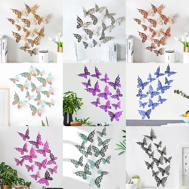 New 3D Hollow Butterflies Wall Sticker for Home decoration Living room bedroom
New 3D Hollow Butterflies Wall Sticker for Home decoration Living room bedroom