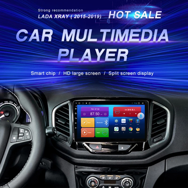 Android Car DVD For Lada XRAY (2015-2019) 10.1 INCH Car Radio Multimedia Video Player Navigation GPS Android10.0 Double Din
Android Car DVD For Lada XRAY (2015-2019) 10.1 INCH Car Radio Multimedia Video Player Navigation GPS Android10.0 Double Din