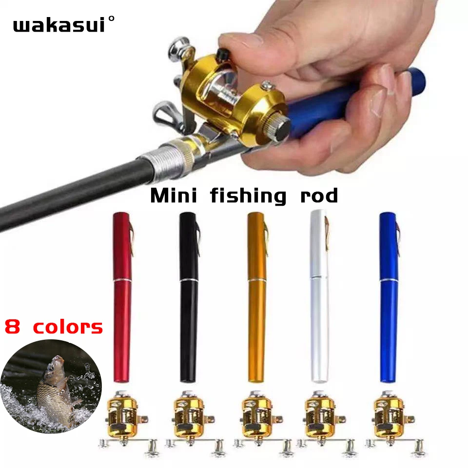2021 Pencil Telescopic Mini Carp Fishing Rod Pole Pen Shape Folded Fishing Rod+With Reel Wheel For Outdoor River Lake Recreation
2021 Pencil Telescopic Mini Carp Fishing Rod Pole Pen Shape Folded Fishing Rod+With Reel Wheel For Outdoor River Lake Recreation