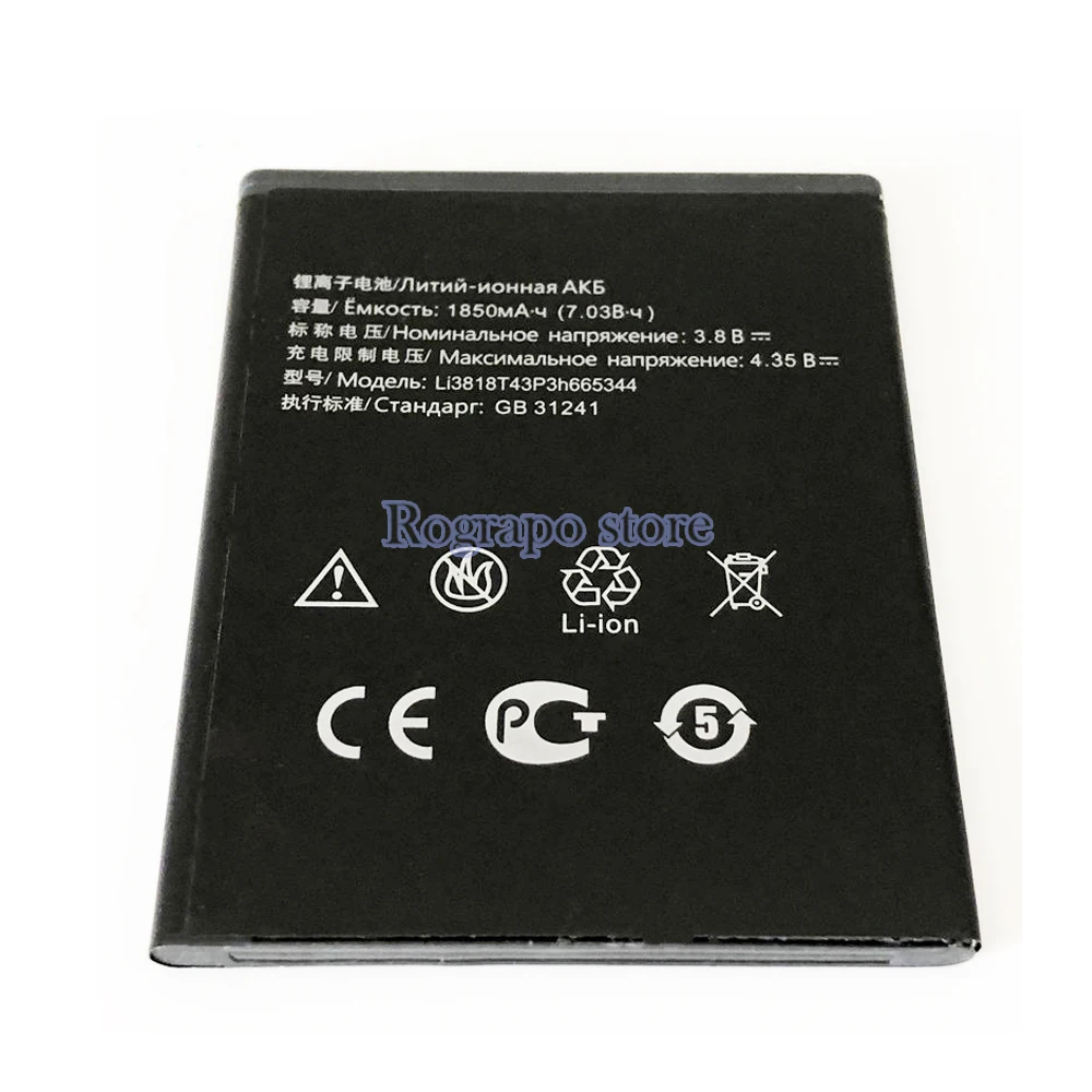 Аккумулятор 1850 мА · ч Li3818T43P3h665344 для ZTE TWM AMAZING A5S Blade GF3 T320 мобильный телефон, в подарок
Аккумулятор 1850 мА · ч Li3818T43P3h665344 для ZTE TWM AMAZING A5S Blade GF3 T320 мобильный телефон, в подарок