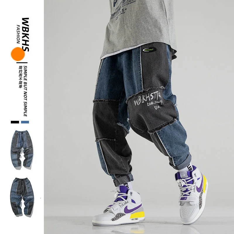 Stitching Beggar Pants Jeans Oversize Printed Letter Loose Retro Denim Trousers Casual Hip-hop Streetwear Pants M-5XL Overalls
Stitching Beggar Pants Jeans Oversize Printed Letter Loose Retro Denim Trousers Casual Hip-hop Streetwear Pants M-5XL Overalls