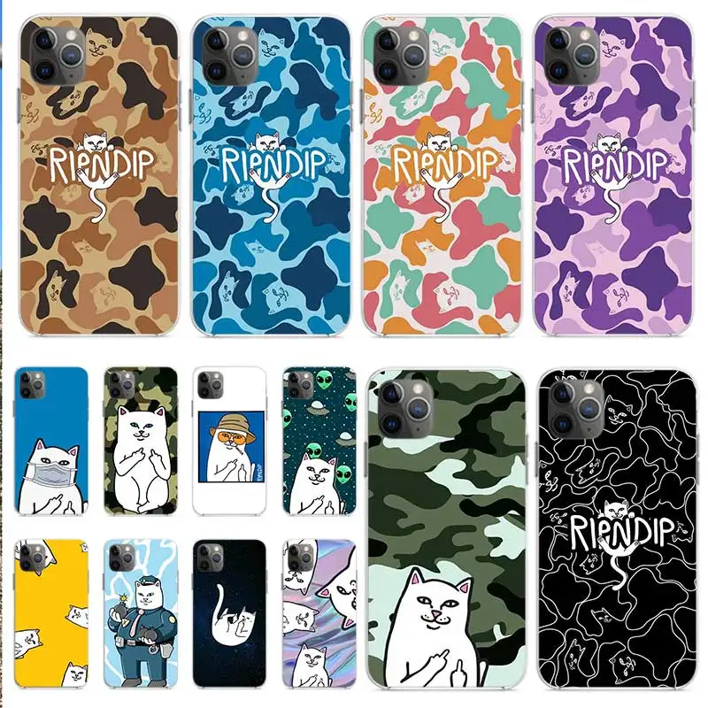 Ripndip cat Nermal Phone Case for iphone 6 6S 7 8 Plus 5S SE 2020 XS XR X MAX 5 12 11Pro Transparent Soft TPU Pattern Coque Capa
Ripndip cat Nermal Phone Case for iphone 6 6S 7 8 Plus 5S SE 2020 XS XR X MAX 5 12 11Pro Transparent Soft TPU Pattern Coque Capa