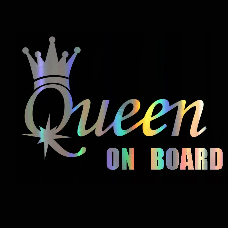 Car Sticker QUEEN ON BOARD Funny Decal Reflective Laser Vinyl Motorcycle 3D Styling 15CM*9.9CM
Car Sticker QUEEN ON BOARD Funny Decal Reflective Laser Vinyl Motorcycle 3D Styling 15CM*9.9CM
