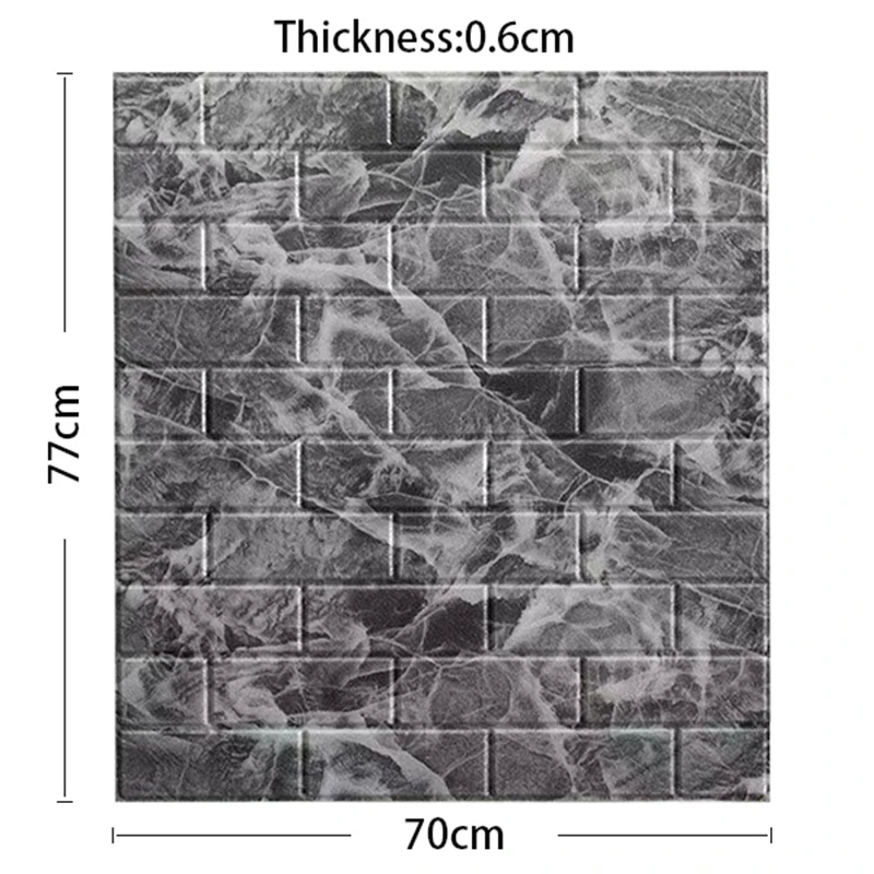 3D Marble Wall Stickers Modern Self-adhesive Foam Panels for Bedroom Living Room Kitchen Wall Decor Waterproof Wallpapers 10pcs
3D Marble Wall Stickers Modern Self-adhesive Foam Panels for Bedroom Living Room Kitchen Wall Decor Waterproof Wallpapers 10pcs