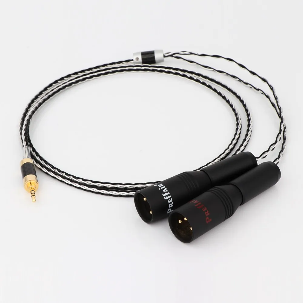 Hi End 2.5mm TRRS Balanced Male to 2 XLR Male Cable, for Astell&Kern AK100II, AK120II, AK240, AK380, AK320, DP-X1A, FIIO X5III
Hi End 2.5mm TRRS Balanced Male to 2 XLR Male Cable, for Astell&Kern AK100II, AK120II, AK240, AK380, AK320, DP-X1A, FIIO X5III