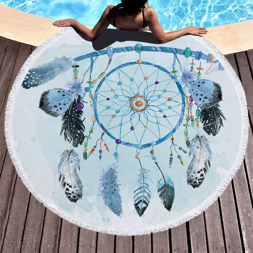 Round Beach Towel With Tassels Soft Microfiber 150cm Summer Swimming Picnic Blanket Wall Tapestry Home Decoration Strandlaken
Round Beach Towel With Tassels Soft Microfiber 150cm Summer Swimming Picnic Blanket Wall Tapestry Home Decoration Strandlaken