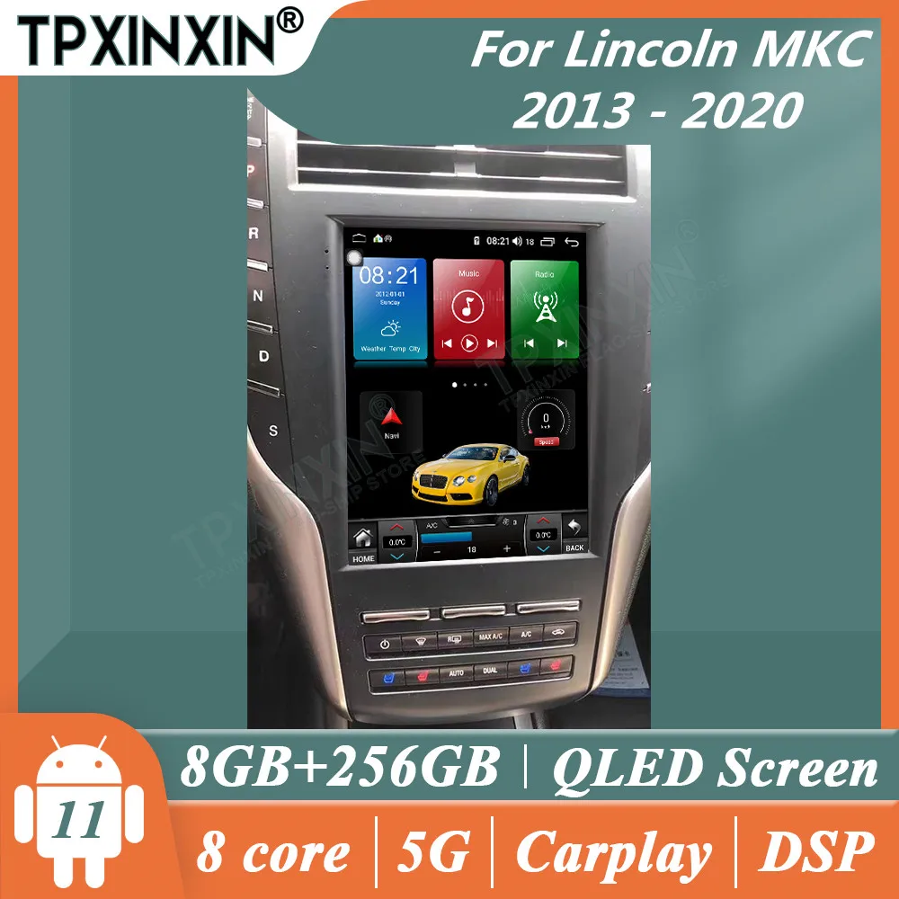 for Lincoln MKC 2013 - 2020 Car Radio Tape Recorder 2 Din Android Tesla Screen Stereo Autoradio Central Multimidia Video Player
for Lincoln MKC 2013 - 2020 Car Radio Tape Recorder 2 Din Android Tesla Screen Stereo Autoradio Central Multimidia Video Player