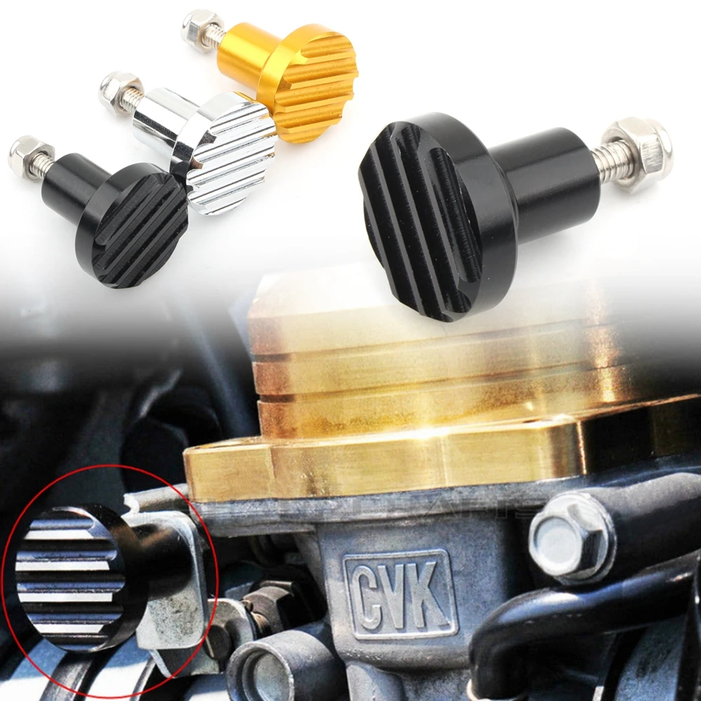 Motorcycle CNC Aluminum Fluted Carburetor Choke Knob For Triumph Scrambler Thruxton 900 Bonneville T100 SE America Speedmaster 
Motorcycle CNC Aluminum Fluted Carburetor Choke Knob For Triumph Scrambler Thruxton 900 Bonneville T100 SE America Speedmaster