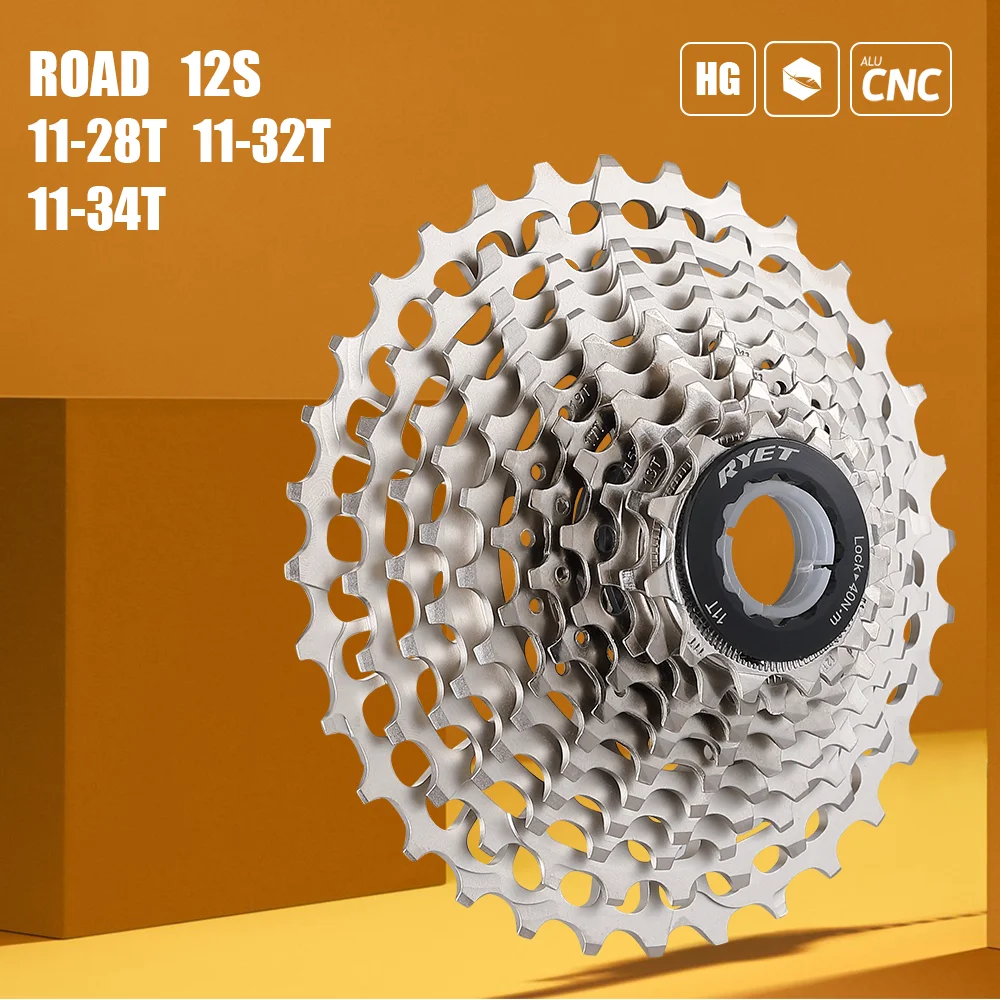 Кассета для дорожного велосипеда RYET, 12 Скоростей, 11-28T, сверхлегкая, CNC 12 s, Звездочка для велосипеда, запчасти для 12 В, SLR, дорожный маховик, велосипедные аксессуары
Кассета для дорожного велосипеда RYET, 12 Скоростей, 11-28T, сверхлегкая, CNC 12 s, Звездочка для велосипеда, запчасти для 12 В, SLR, дорожный маховик, велосипедные аксессуары