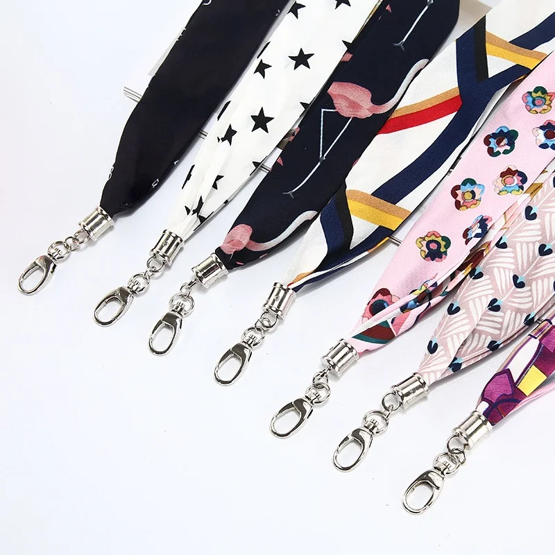 New Women High Quality Silk Badge Holder Lanyard Cute Key Chains Strap Business Card Holder Strap Rope School Girl Card Lanyard
New Women High Quality Silk Badge Holder Lanyard Cute Key Chains Strap Business Card Holder Strap Rope School Girl Card Lanyard