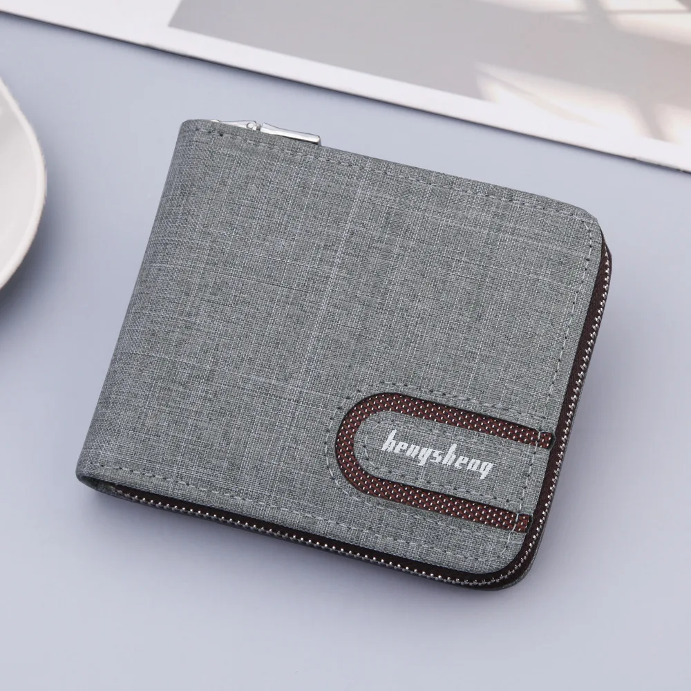 NO.ONEPAUL 2020 New Men's Short Wallet Zipper Wallet Canvas Small Wallet Multi-function US Dollar Multi-card Men Wallet
NO.ONEPAUL 2020 New Men's Short Wallet Zipper Wallet Canvas Small Wallet Multi-function US Dollar Multi-card Men Wallet
