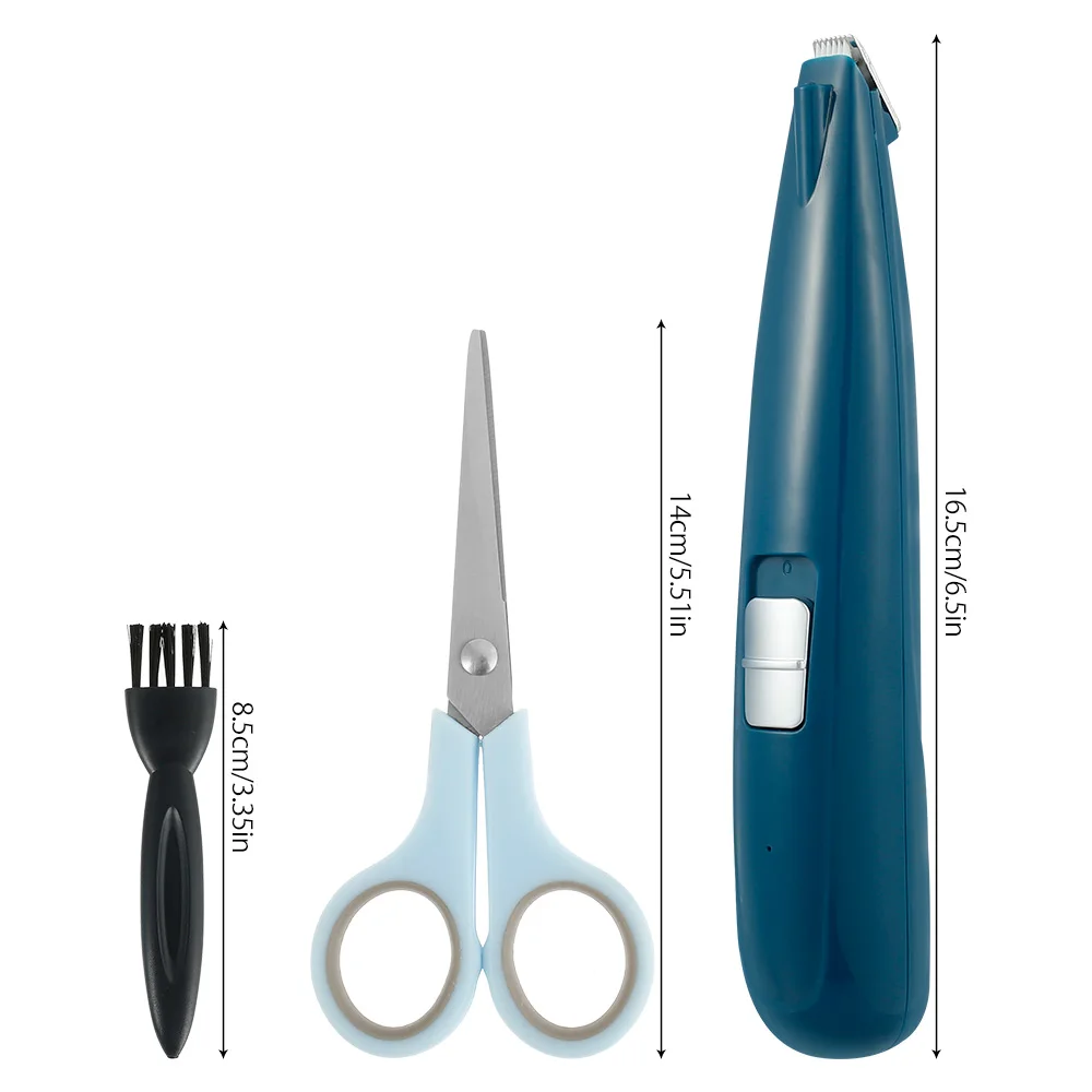 1Set Pet Hair Clipper Shaving Tool Cat Dog Grooming Trimmer LED Light Rechargeable USB Charging Electric Shaver Razor Low Noise