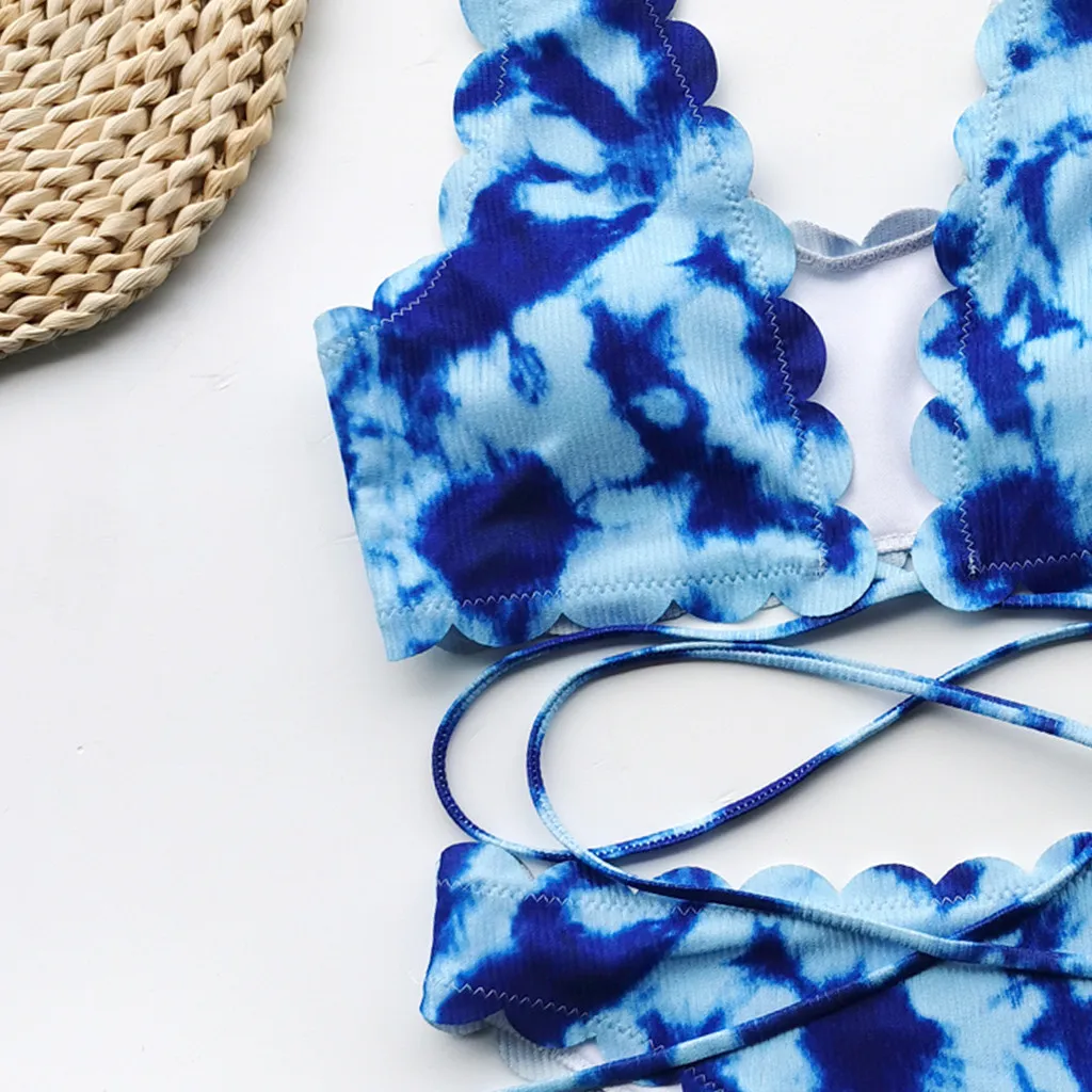 Tie-dyed Print Women Bandage Push-Up Padded Bra Bikini Set Swimsuit Swimwer Female Beachwear Swimming Bikini 2020
Tie-dyed Print Women Bandage Push-Up Padded Bra Bikini Set Swimsuit Swimwer Female Beachwear Swimming Bikini 2020