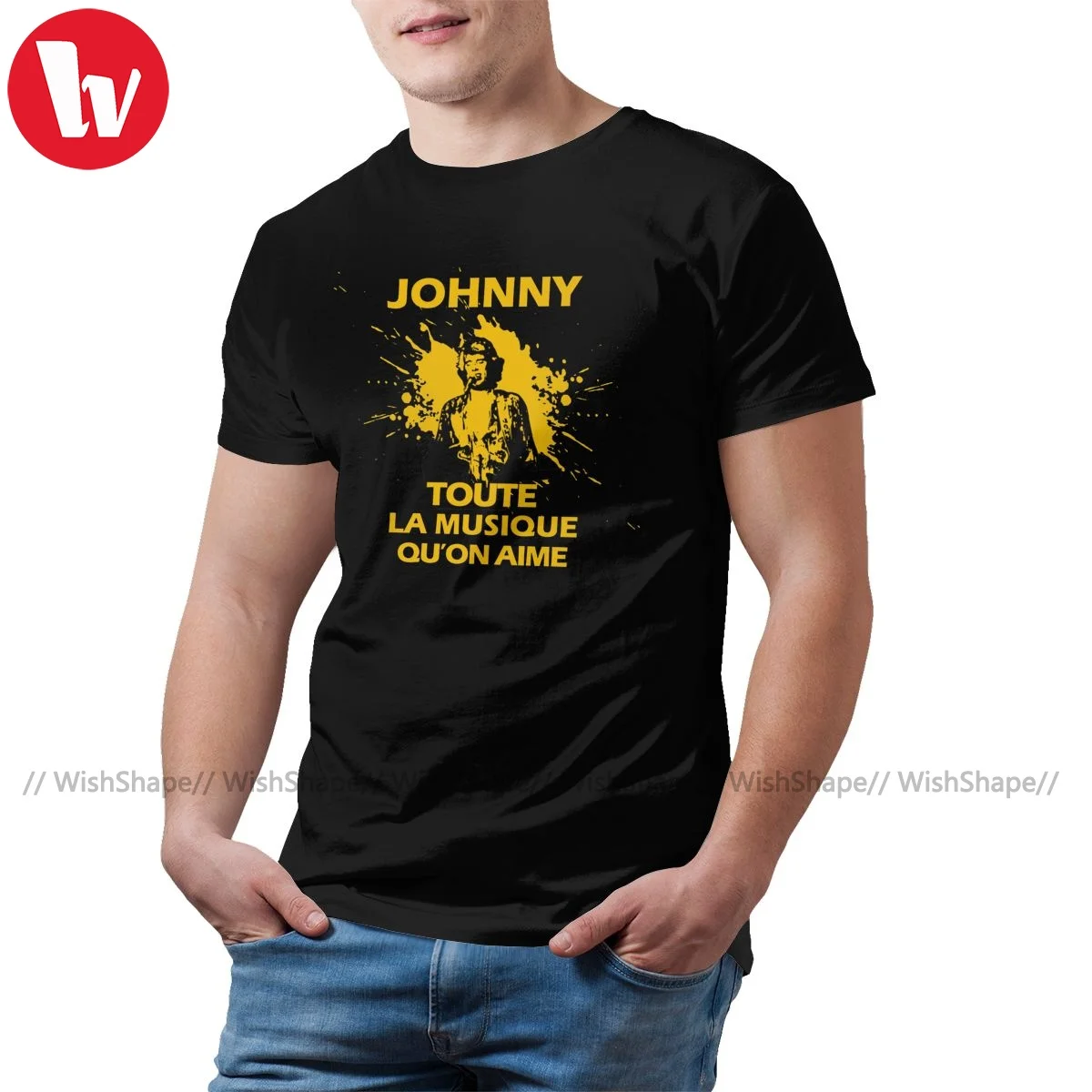 Johnny Hallyday Tshirt Casual 100 Cotton Short Sleeve T Shirt Graphic Classic Tee Shirt Man Plus size
Johnny Hallyday Tshirt Casual 100 Cotton Short Sleeve T Shirt Graphic Classic Tee Shirt Man Plus size