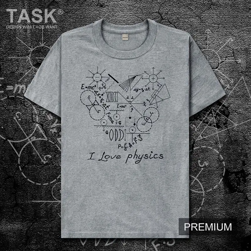 Subject I Love Physics Cotton short-sleeved T-shirt men's round neck clothes loose compassionate summer student culture shirts
Subject I Love Physics Cotton short-sleeved T-shirt men's round neck clothes loose compassionate summer student culture shirts