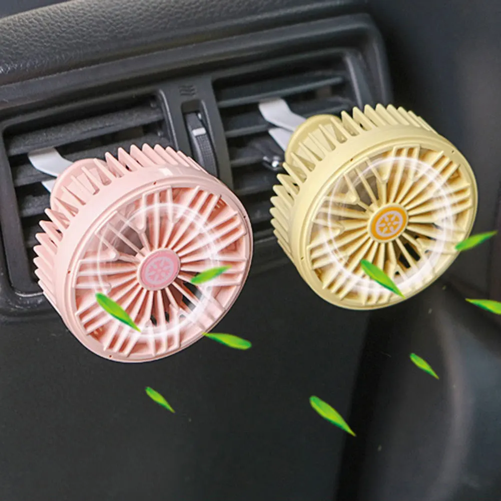 Mini Air Cooling Fan USB Electric Car Auto Air Vent Clip Outlet Fan LED Light 7 Blade Air Cooler Adjustable 3-Speed with Light
Mini Air Cooling Fan USB Electric Car Auto Air Vent Clip Outlet Fan LED Light 7 Blade Air Cooler Adjustable 3-Speed with Light