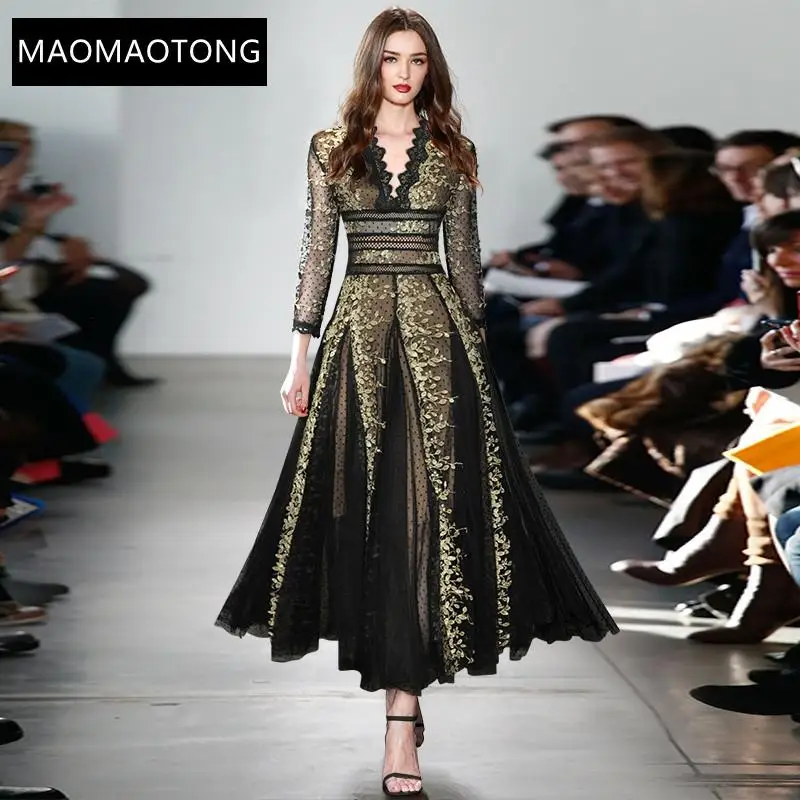 Plus-size 5XL Summer Dresses Women 2022 Maxi Dresses Women's Long Sleeve Sexy Lace V-Neck Embroidery Vintage Polka Mesh Dress
Plus-size 5XL Summer Dresses Women 2022 Maxi Dresses Women's Long Sleeve Sexy Lace V-Neck Embroidery Vintage Polka Mesh Dress