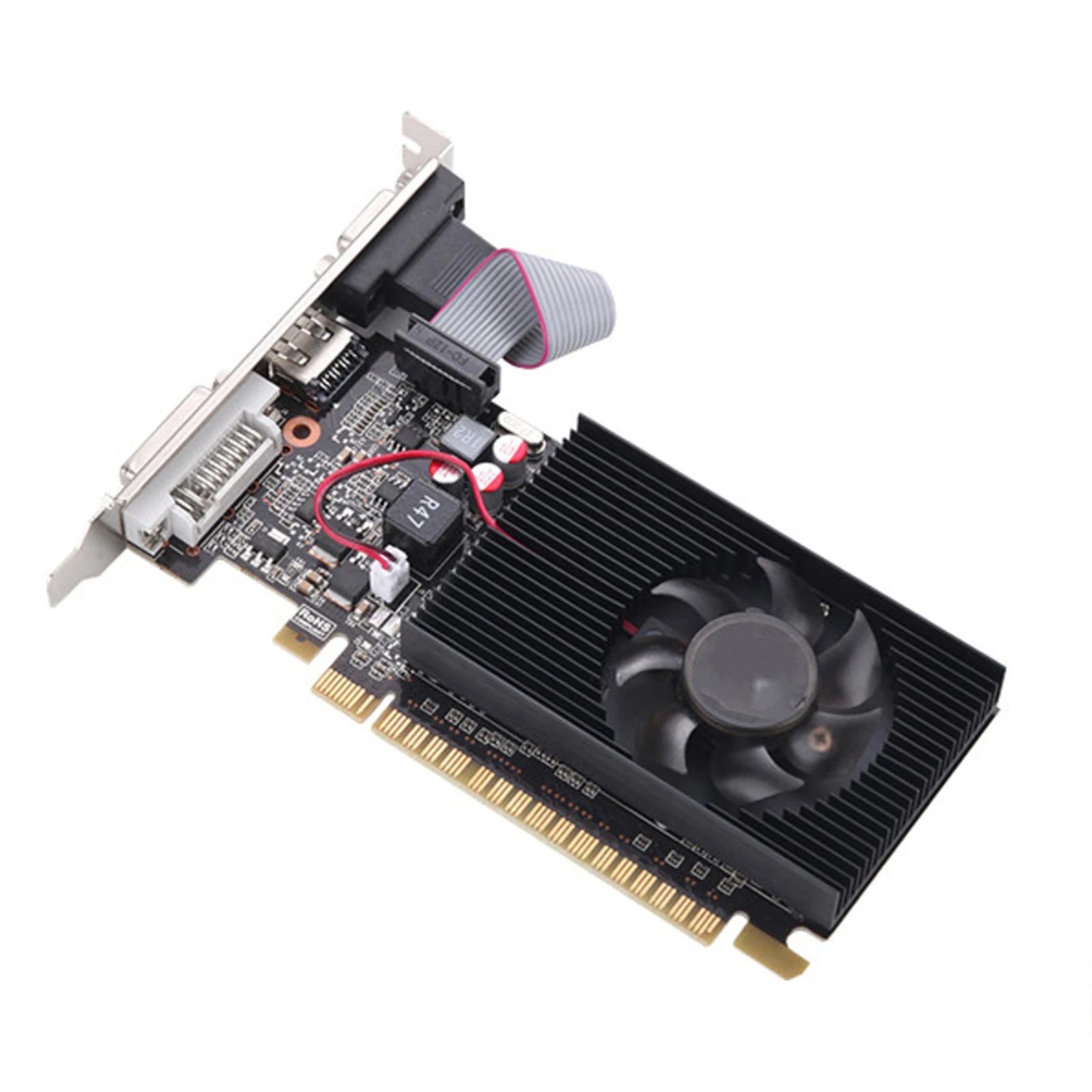 Видеокарта GT210 1 Гб DDR2, Графическая карта, GPU для настольного ПК, экран для компьютера, игровая видеокарта с дисплеем
Видеокарта GT210 1 Гб DDR2, Графическая карта, GPU для настольного ПК, экран для компьютера, игровая видеокарта с дисплеем