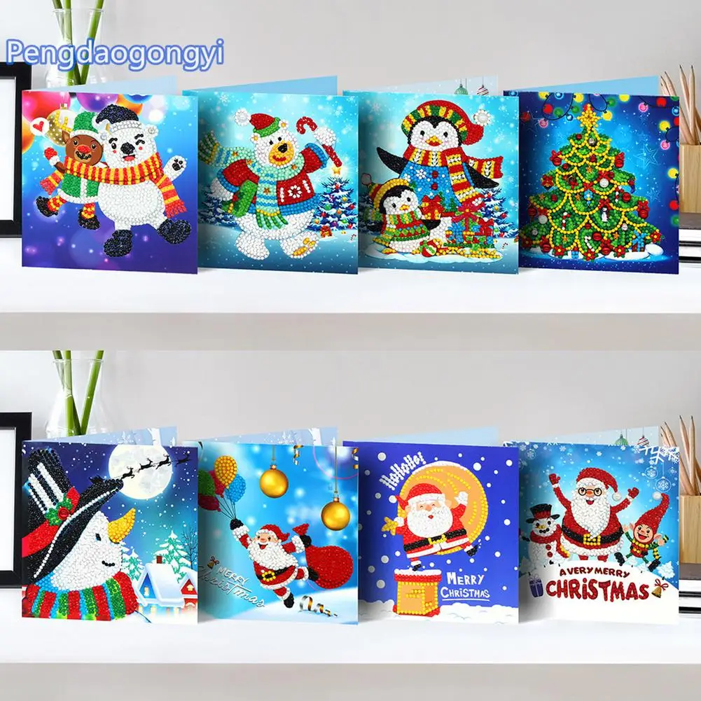 Diamond Painting Greeting Cards Cartoon Christmas Birthday Postcards 5D DIY Kids Festival Embroidery Greet Cards Gift
Diamond Painting Greeting Cards Cartoon Christmas Birthday Postcards 5D DIY Kids Festival Embroidery Greet Cards Gift