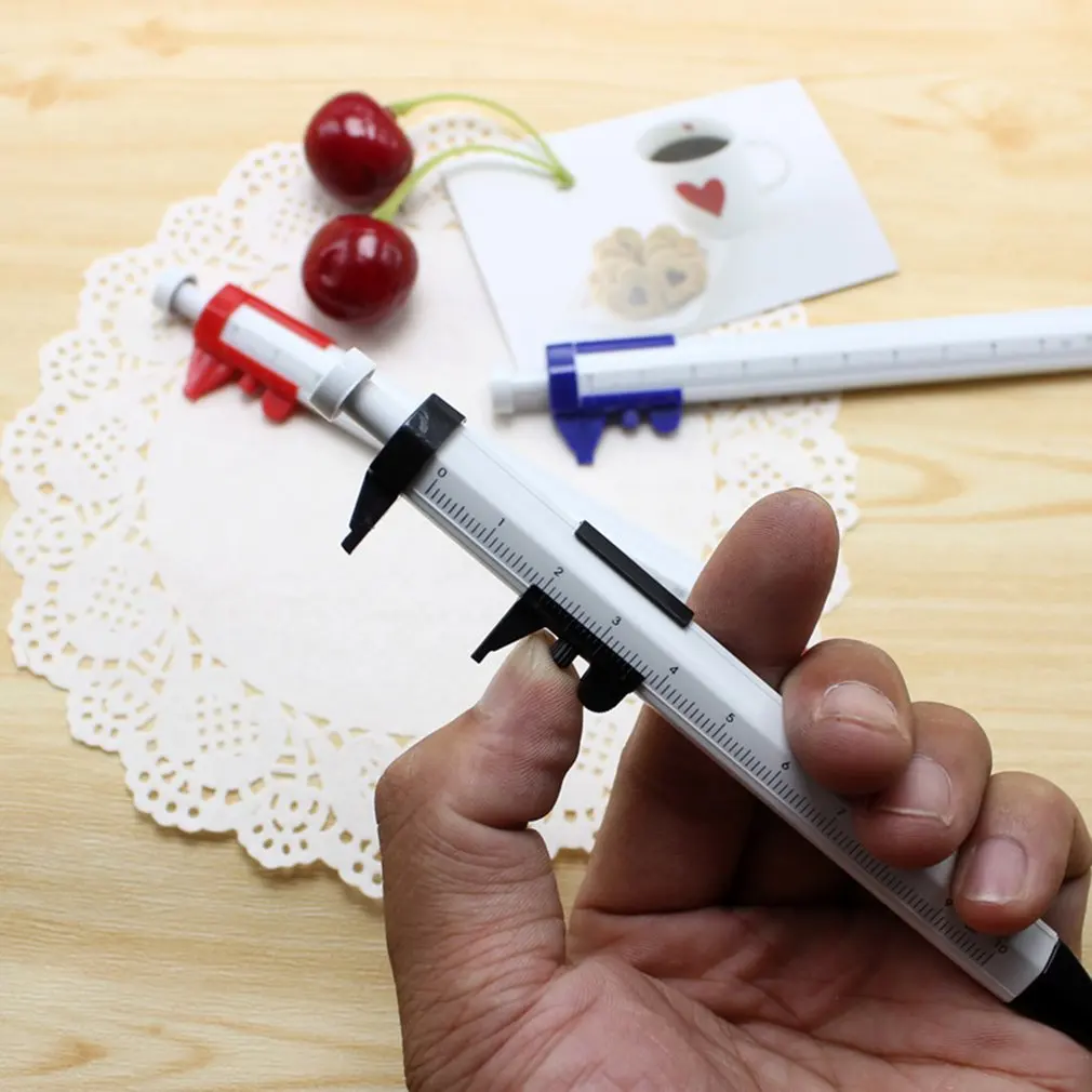 Multifunction Gel Ink Pen Vernier Caliper Roller Ball Pen Stationery Ball-Point 1.0mm Woodworking Tools
Multifunction Gel Ink Pen Vernier Caliper Roller Ball Pen Stationery Ball-Point 1.0mm Woodworking Tools