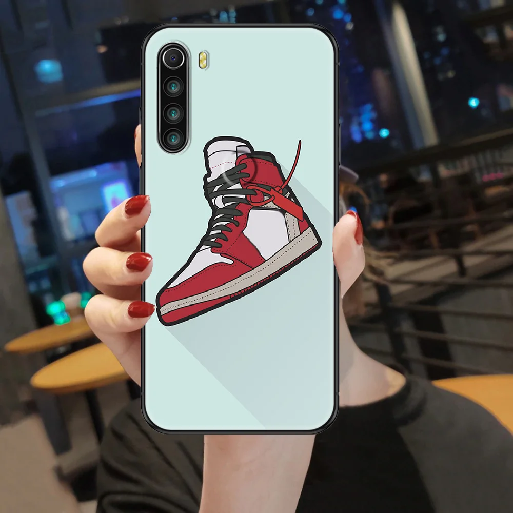 fashion Trend Brand Sneaker Phone case For Xiaomi Redmi Note 7 7A 8 8T 9 9A 9S 10 K30 Pro Ultra black soft bumper luxury back 
fashion Trend Brand Sneaker Phone case For Xiaomi Redmi Note 7 7A 8 8T 9 9A 9S 10 K30 Pro Ultra black soft bumper luxury back