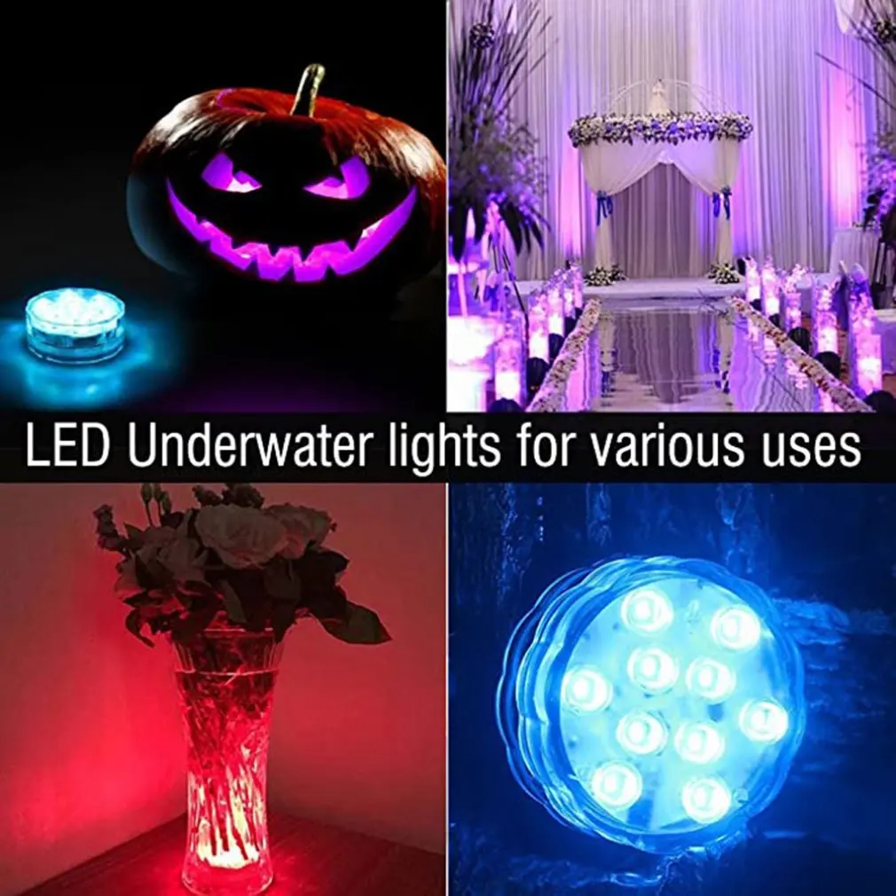 10Led Diving Knob Lights Aquarium Colorful Underwater Waterproof Lights Highlight Remote Control Water Tank Lights
10Led Diving Knob Lights Aquarium Colorful Underwater Waterproof Lights Highlight Remote Control Water Tank Lights