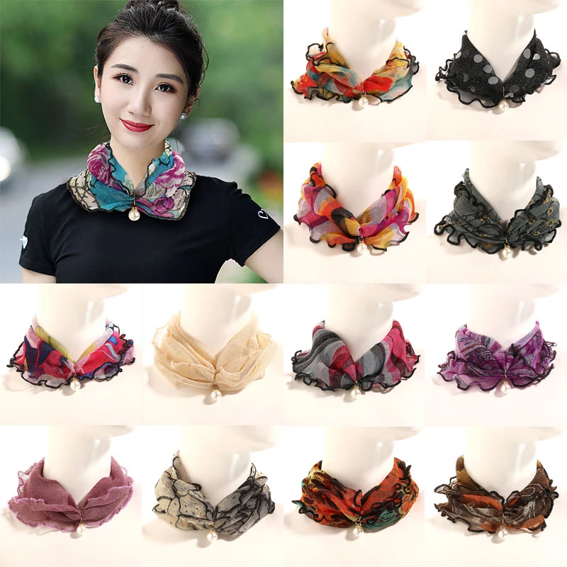 Shiny Lace Pearls Organza Scarf For Women Fashion Print Variety Scarf Pendant Neck Collar Chiffon Women's Scarves Hot Sale
Shiny Lace Pearls Organza Scarf For Women Fashion Print Variety Scarf Pendant Neck Collar Chiffon Women's Scarves Hot Sale