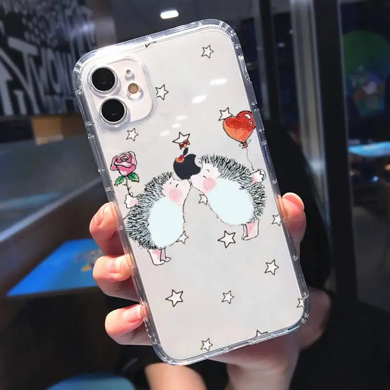 Hedgehog cute cartoon animal funny Phone Case Transparent soft For iphone 5 5s 5c se 6 6s 7 8 11 12 plus mini x xs xr pro max
Hedgehog cute cartoon animal funny Phone Case Transparent soft For iphone 5 5s 5c se 6 6s 7 8 11 12 plus mini x xs xr pro max