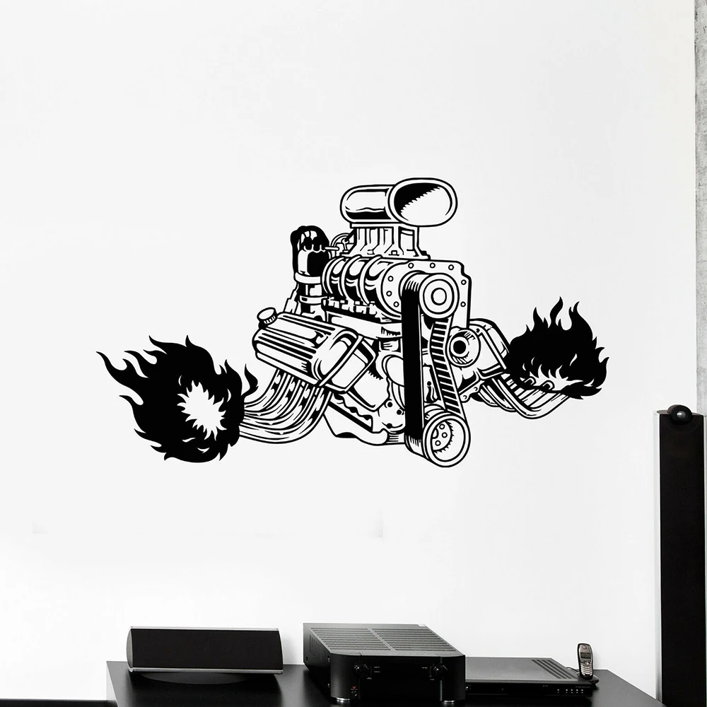 Modern Wall Decal Engine Repair Service Mechanism Garage Decor Vinyl Wall Stickers Cool Boys Room Art Murals Decoration Z316
Modern Wall Decal Engine Repair Service Mechanism Garage Decor Vinyl Wall Stickers Cool Boys Room Art Murals Decoration Z316