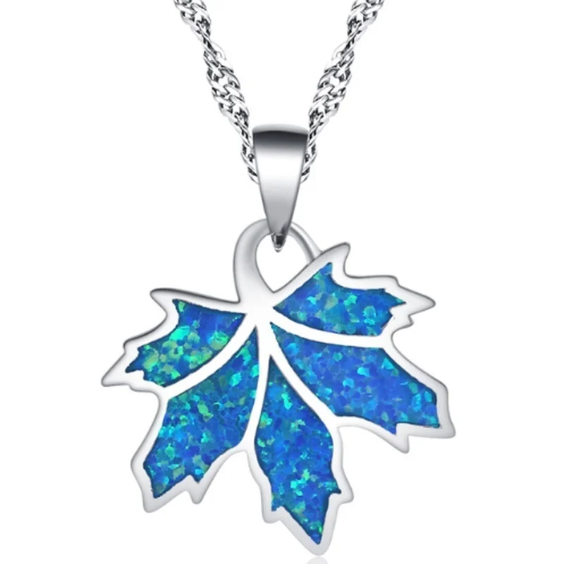 Fashion popular opal maple leaf pendant necklace female chain bride wedding wedding jewelry party birthday gift wholesale
Fashion popular opal maple leaf pendant necklace female chain bride wedding wedding jewelry party birthday gift wholesale