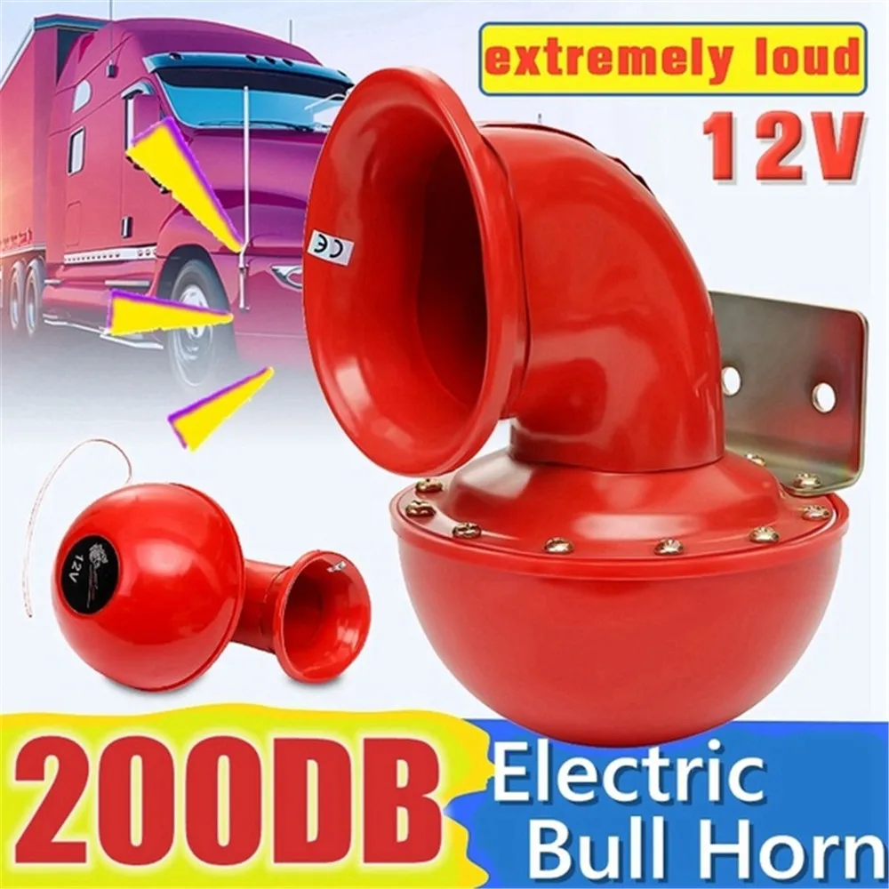 Low Power Consumption Air Horn 12V Red Electric Bull Horn Loud 200DB Air Horn Raging Sound For Car Motorcycle Truck Boat Shippin
Low Power Consumption Air Horn 12V Red Electric Bull Horn Loud 200DB Air Horn Raging Sound For Car Motorcycle Truck Boat Shippin